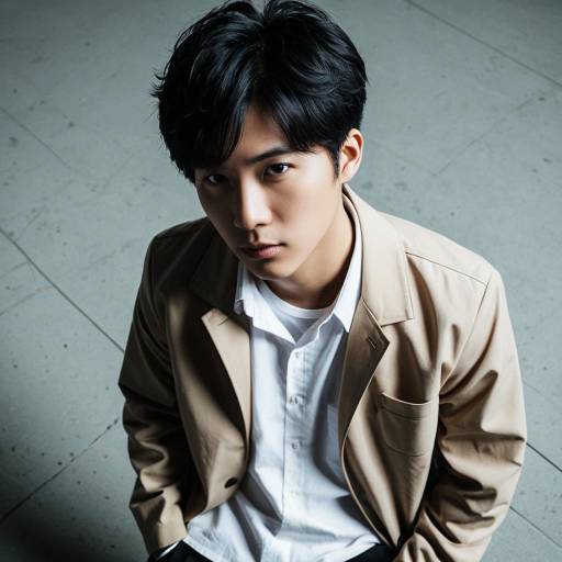 Youthful Ki-woo Cosplay in Minimalistic Style