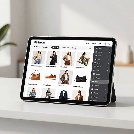 Fashion Prompt Generator on Tablet