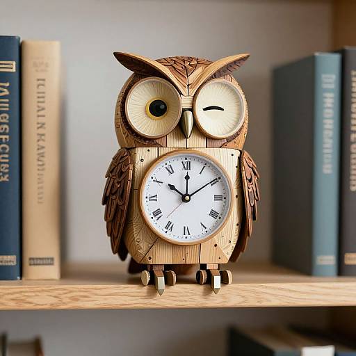Clockwork Owl Rewinding Time