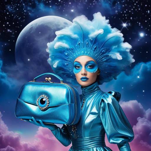 Whimsical Alien at Fashion Gala Whimsical Alien at Fashion Gala
