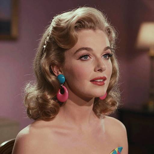 Youthful 80s Hollywood Glamour