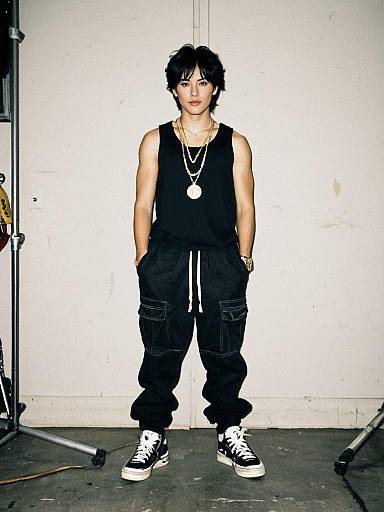 Rough Costume: Black-Haired Male Full Body