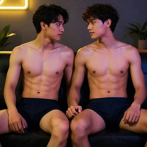 Intimate Portrait of Two Young Men