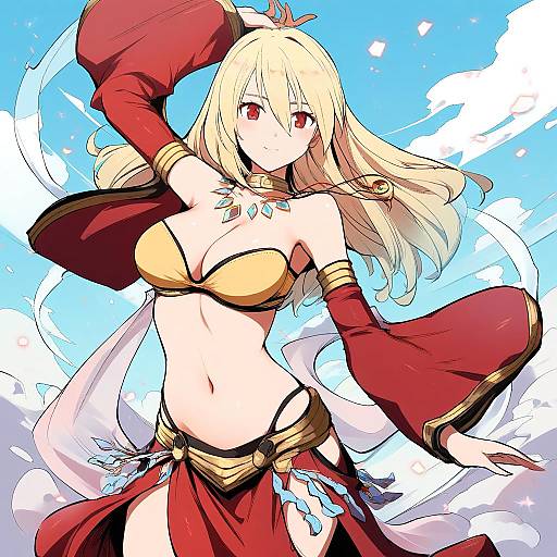 Illustration of Gypsy (ragnarok online), ragnarok online in the style of Valtor