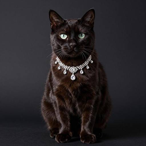 Luxurious LaPerm Cat Fashion Portrait