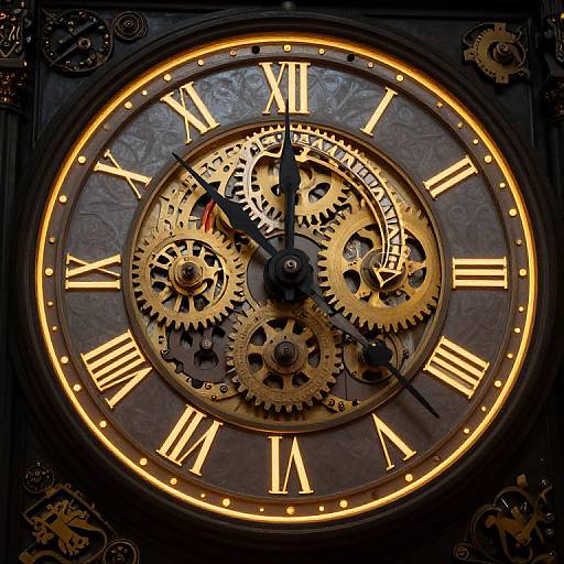 Mystical Clock of Forgotten Time