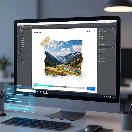 AI Image Inpainting Tool Interface