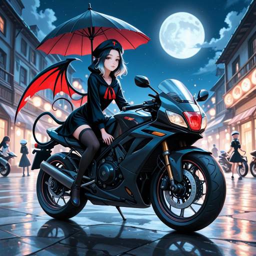 Whimsical Night Ride with Enchanted Girls