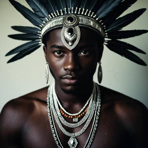 Captivating Dark-Skinned South African Boy