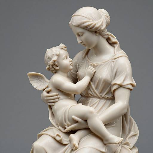 KPM Rubenesque Porcelain Mother and Child