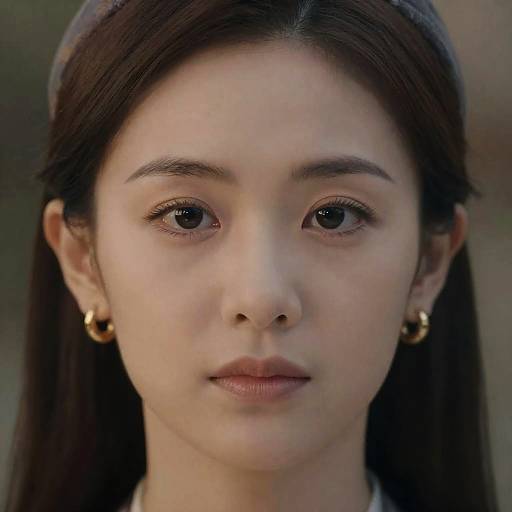 Close-Up Portrait of a Woman