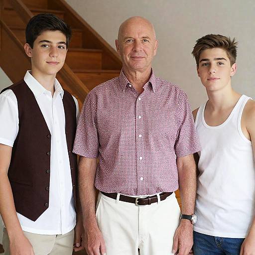 Indoor Photograph of Three People Together