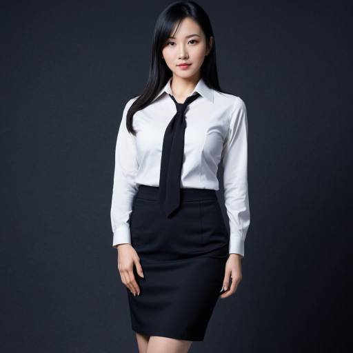 Elegant Hiroko Hoshino Cosplay Style