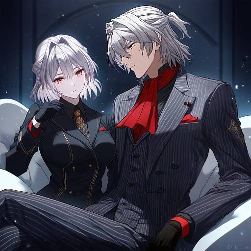 Illustration of Antonio salieri (fate), fate/grand order in the style of Nuka (nvkka)