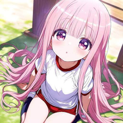 Illustration of Hakamada hinata, rou-kyuu-bu! in the style of Momisan