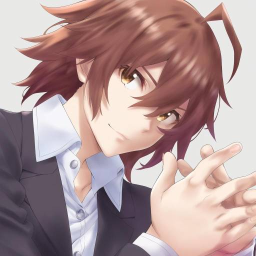 Illustration of Amagase touma, idolmaster in the style of Nagayori