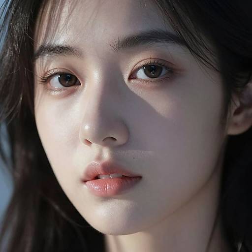 Dramatic Fine Art Portrait with Piercing Eyes