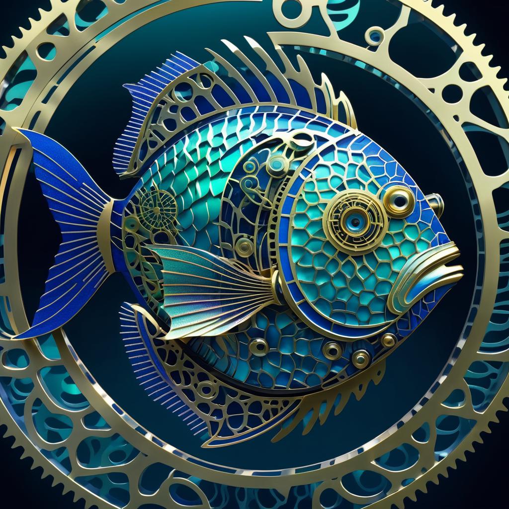 Intricate Robotic Fish: Art Meets Engineering