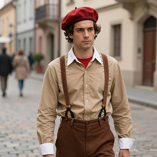 Handsome Man in Disney-Inspired Attire