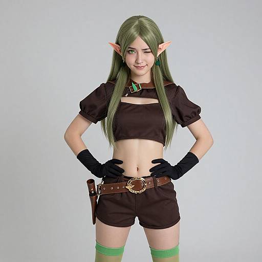 High-Quality Elf Girl Portrait