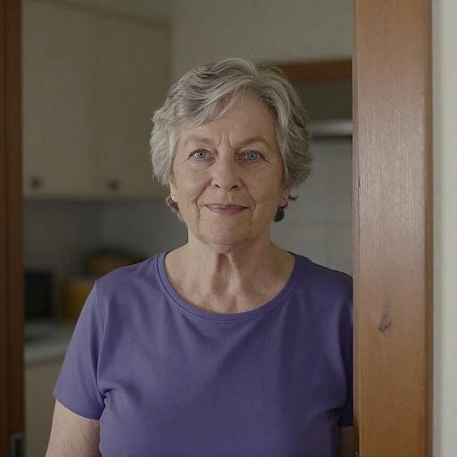Portrait of an Older Woman in Doorway