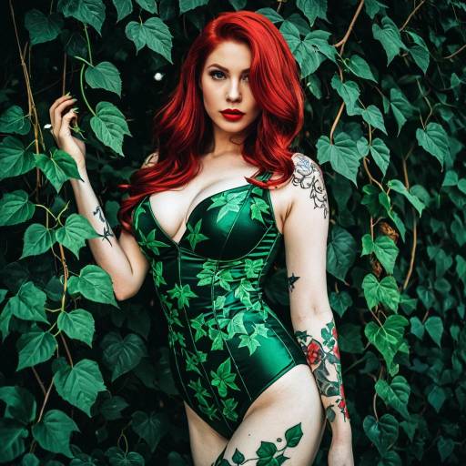 Sultry Poison Ivy Cosplay Portrait