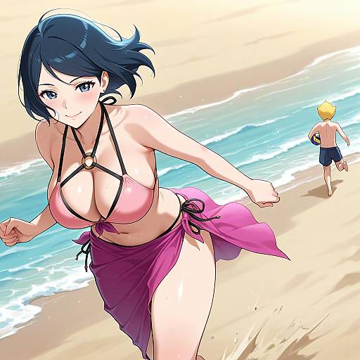 Mature Hinata Beach Volleyball Smile