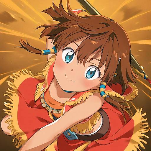 Illustration of Amy (suisei no gargantia), suisei no gargantia in the style of Nonamejd