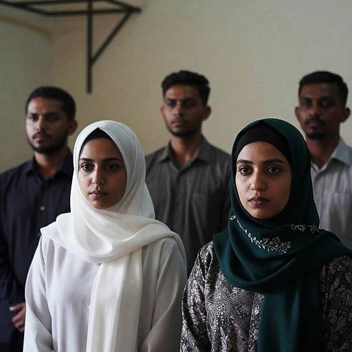 Intimate Gathering in Dim Light