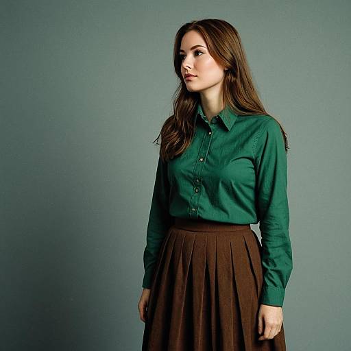 Professional Woman in Costume for Interview