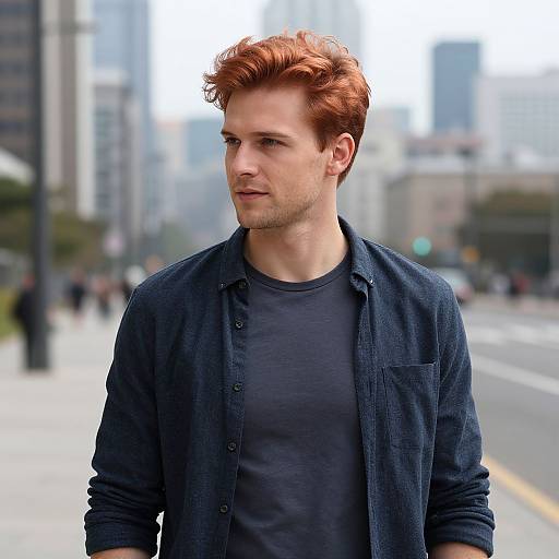 Fit European Man in Urban Setting