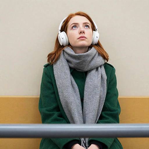 Intense Portrait of a Young Woman