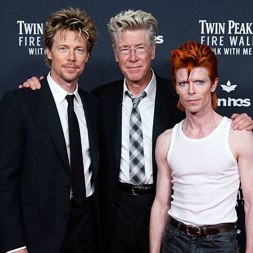 Twin Peaks Cast and Bowie 1992