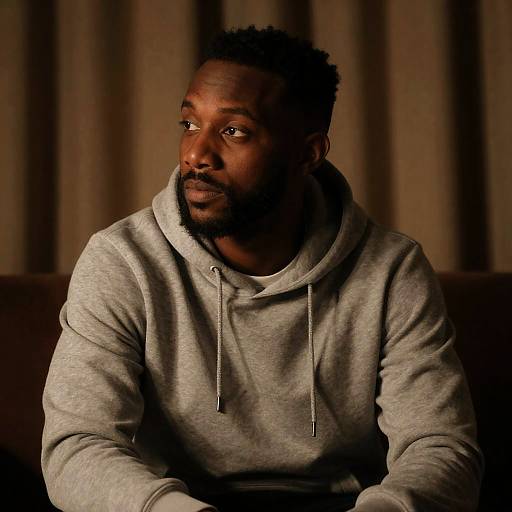 Moody Portrait of a Stylish Man