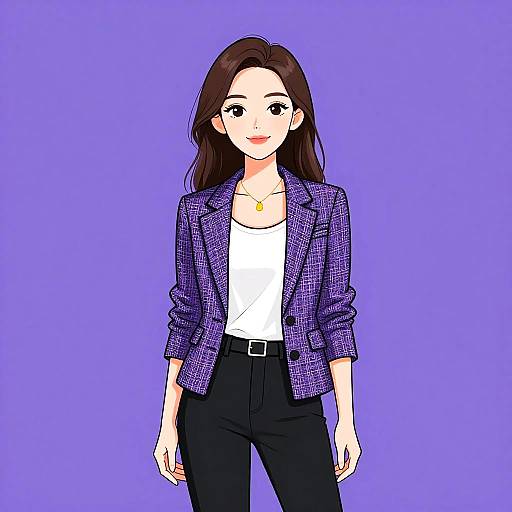 Elegant Business Casual Woman Portrait