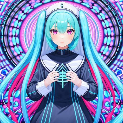 Illustration of Aimaina, vocaloid in the style of Deaver