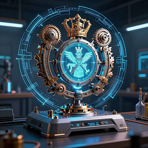 Futuristic Crest Generator Design