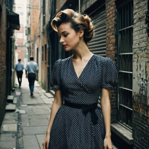 Vintage Fashion Editorial in Urban Setting Vintage Fashion Editorial in Urban Setting