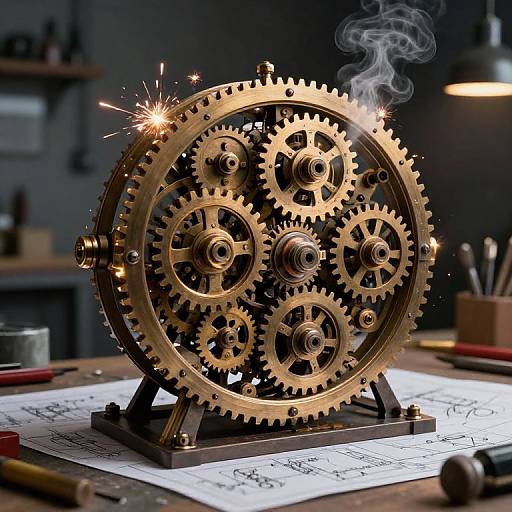 Intricate Mechanical Diffi Device