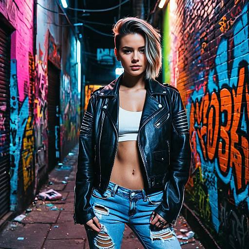 Urban Fashion: Neon Side Part Undercut