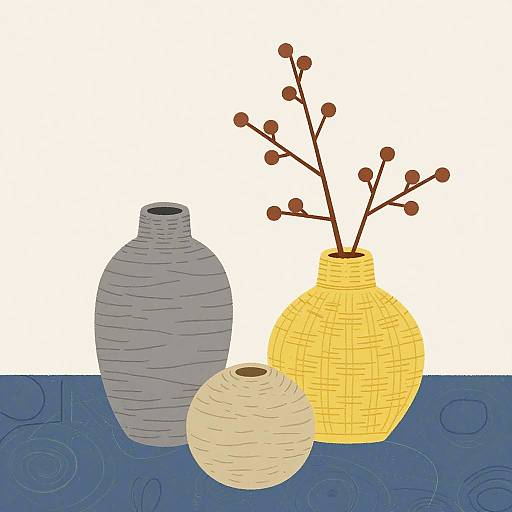 Minimalist Decorative Vases Art
