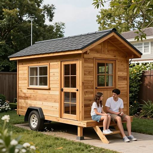 Couple's Tiny House Mansion Build