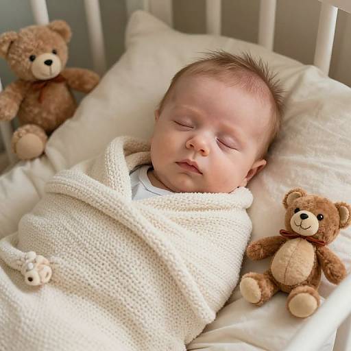 Peaceful Baby Joe Biden in Rustic Nursery