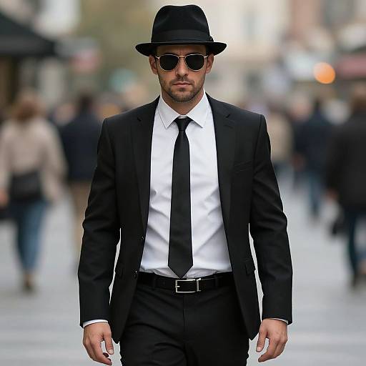 Stylish Bad Guy Male Costume