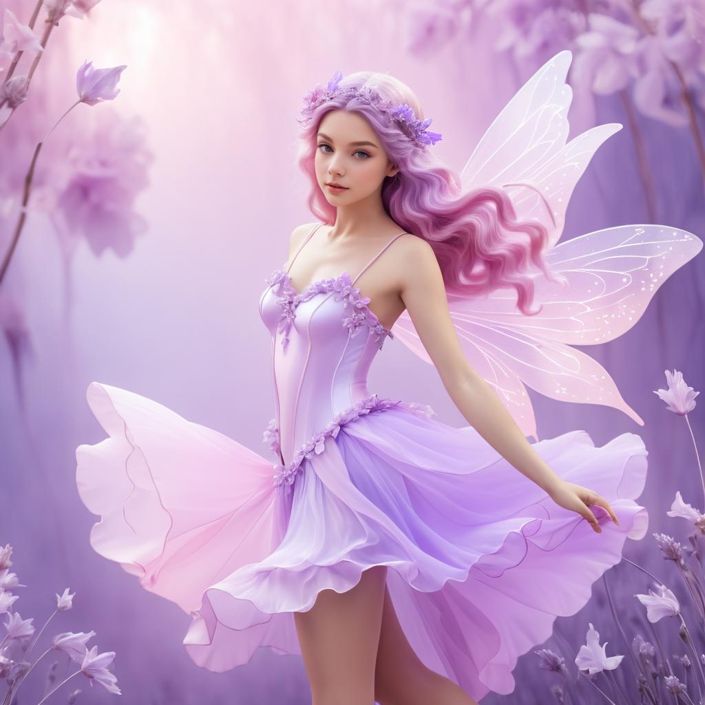 Enchanting Fairy in Soft Pastel Colors