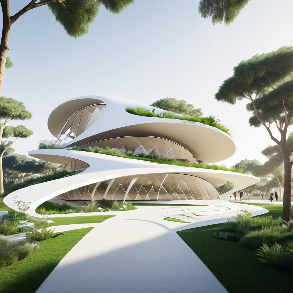 Futuristic Urban Zoo Pavilion Design