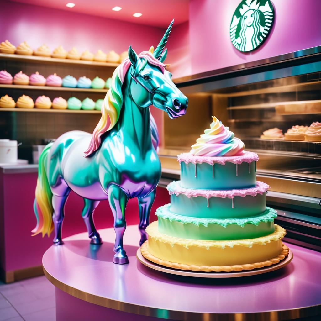 Unicorn Pastry Chef at Starbucks