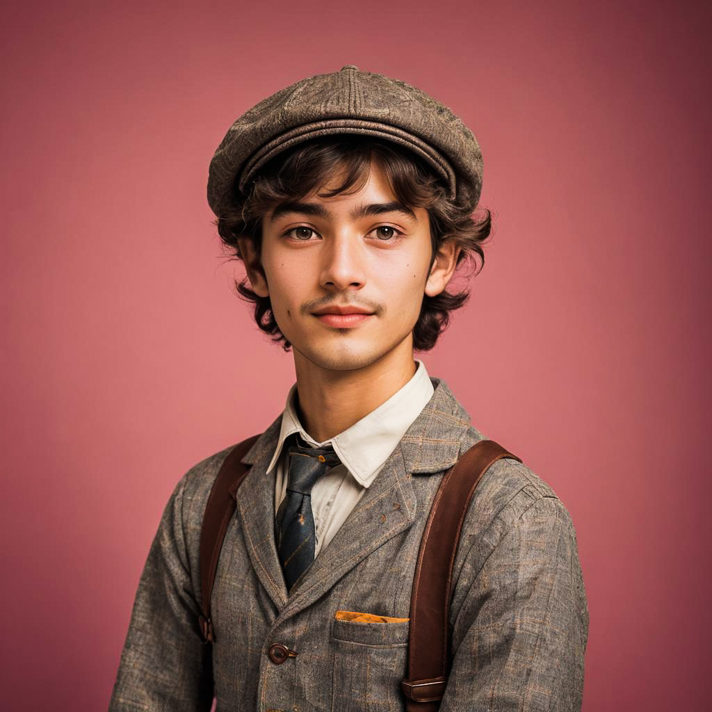 Playful 1920s Newsboy Photo Shoot