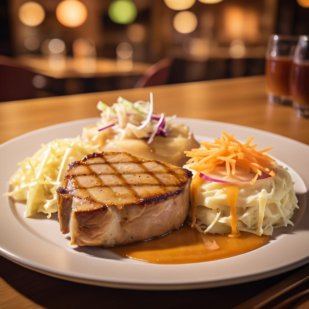 Cozy Dinner: Pork Chop and Sides