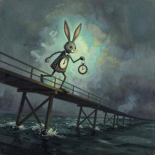 Twisted Marionette Rabbit at Twilight